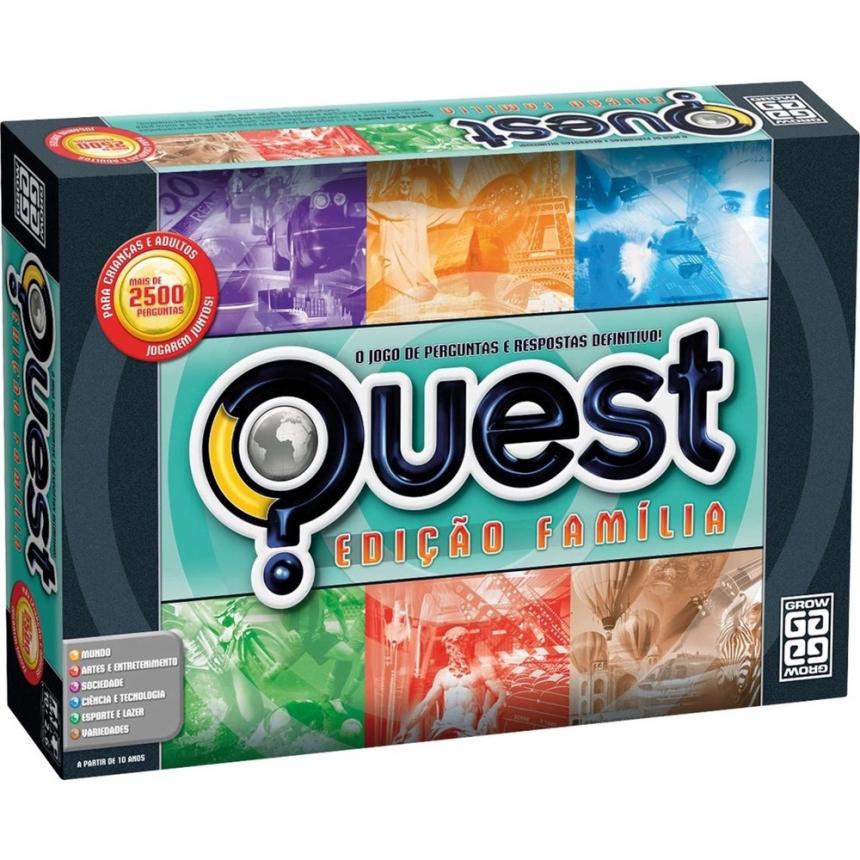 Jogo Quest Edição Família Grow 21562-U-U - Only Megastore